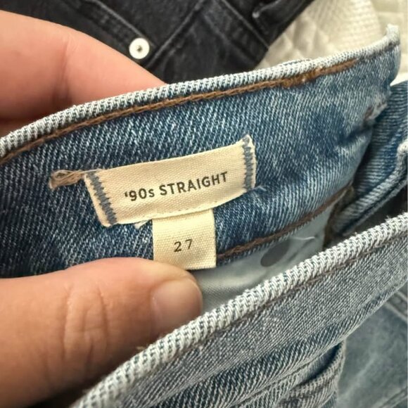 Madewell The 90's Straight Jean - Medium Wash - Picture 4 of 5
